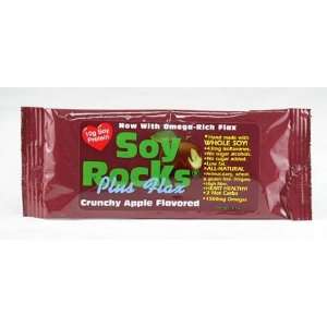 Carb Counters Soy Rocks plus Flax Bars, Crunchy Caramel Chocolate, 1 