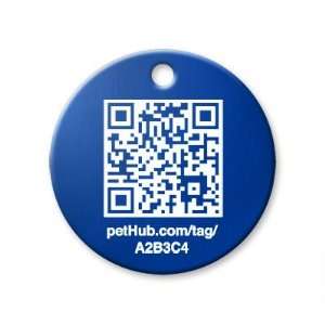  PetHub Smartphone ID Tag (Small/Blue): Pet Supplies