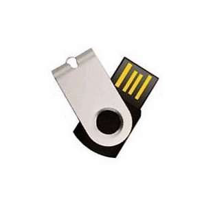 Super Talent MS 2GB USB2.0 Mini Swivel Flash Drive (Silver 