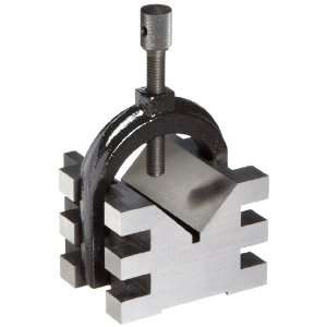 Brown & Sharpe 750 2 Single V Block and Clamp, Hardened Steel, 0.0003 