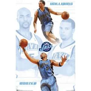  Utah Jazz   Boozer and Williams   Poster (22x34): Home 