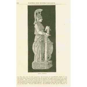    1882 Athena Parthenos Ancient Greek Statues 