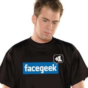  Nekowear   Geekwear T Shirt Facegeek (S) Toys & Games