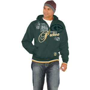  G III Green Bay Packers Halftime Hooded Sweatshirt: Sports 