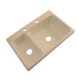   Double Basin Acrylic Topmount Kitchen Sink 52210