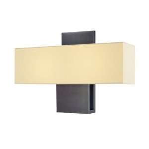  Ombra Two Light ADA Wall Sconce in Satin Nickel Bulb 