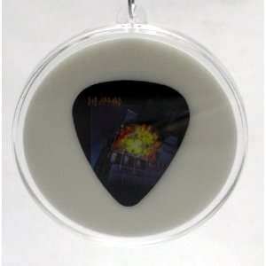 Def Leppard Pyromania Guitar Pick With MADE IN USA Christmas Tree 