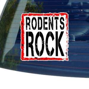  Rodents Rock   Window Bumper Laptop Sticker: Automotive