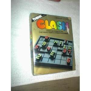  CLASH: THINK Series: 2 Player Strategy Game (1986 