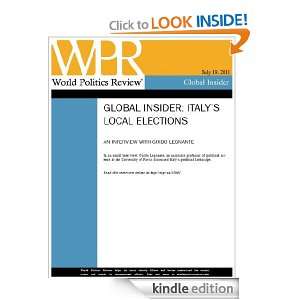 Interview Italys Local Elections (World Politics Review Global 