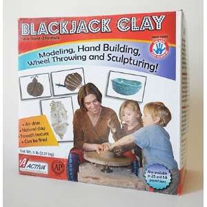   Blackjack Clay, 5 Pound, Dries to Light Tan Arts, Crafts & Sewing