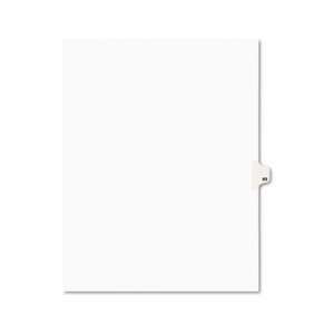  Avery 01089   Avery Style Legal Side Tab Divider, Title 