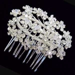  Bridal Wedding Proms Beautiful Elegant Crystal Flowers 