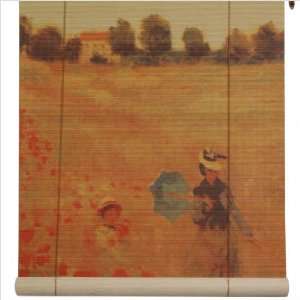  Oriental Furniture WTCL09 0510 Poppies Bamboo Blinds Width 