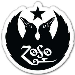  Led Zeppelin Black Crowes ZOSO sticker decal 4 x 4 