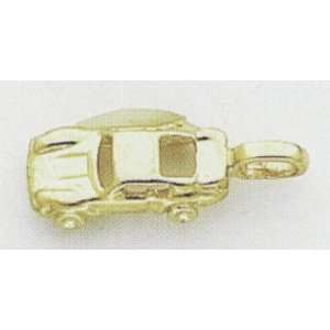  14kt Yellow Gold Sports Car Charm   A9394: Jewelry