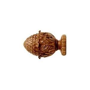  Kirsch 3 Inch Wood Trends Oakleaf Finial