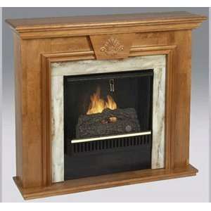    Real Flame Danielle Indoor Ventless Fireplace   Oak