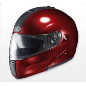   Max BT Modular Motorcycle Helmet Wine Small S 0840 0111 04: Automotive