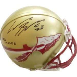   Booker Signed Seminoles Mini Helmet   Go Noles: Sports Collectibles