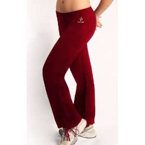   Yoga Loose Fit Pants, Size: L, Color: Deep Red: Everything Else