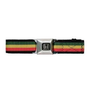  Honda Seatbelt   Rasta Web Belt: Clothing