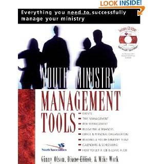 Youth Ministry Management Tools by Ginny Olson , Diane Elliot and 