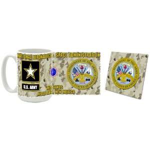  US Army NASA White Sands Coffee Mug/Coaster: Kitchen 
