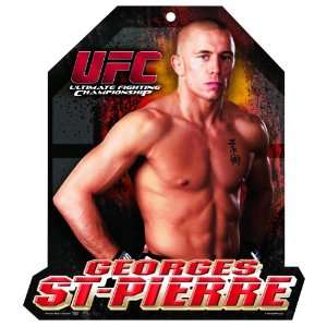  UFC Georges St Pierre 11 x 13 Wood Sign 