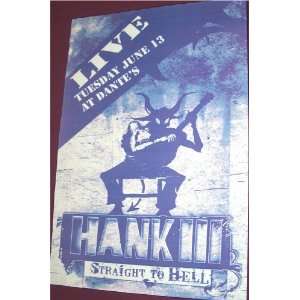 Hank III Poster   Concert 3 111 Dman Right, Rebel Proud:  