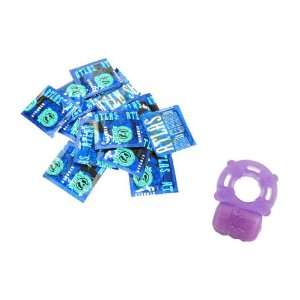   Latex Condoms Lubricated Studded 24 condoms Plus OMAZING ERECTION AIDS