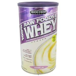 Biochem by Country Life   100% Raw Foods & Whey Powder Vanilla   13 oz 