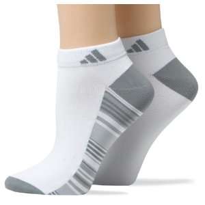 Adidas Womens Striped Microfiber Aloe Low Cut Socks, 2 Pack:  