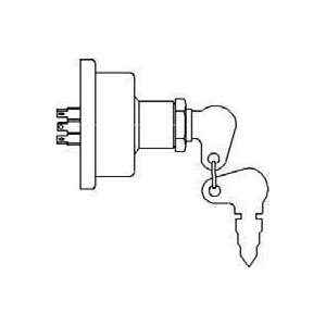   Starter Switch   3 Prong 194747M1 Fits MF 1100, 135: Everything Else