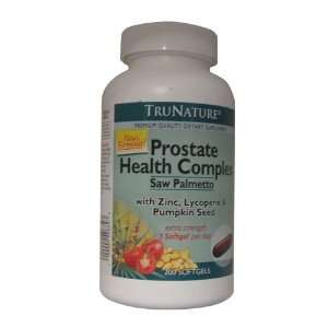  Trunature Prostate Health Complex 200 Soft Gels Bottle 
