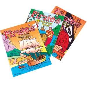  12 Mini Pirate Coloring Books: Toys & Games