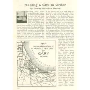  1906 Building City of Gary Indiana illustrated Everything 