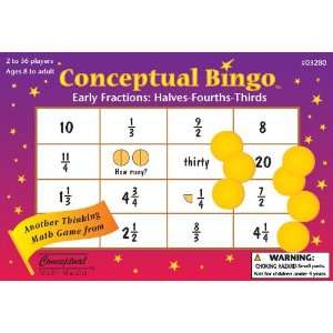   Bingo   Early Fractions: Halves Fourths Thirds: Toys & Games
