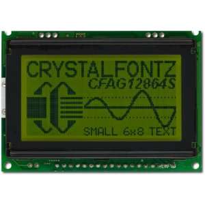  Crystalfontz CFAG12864S YYH VT 128x64 graphic LCD display 