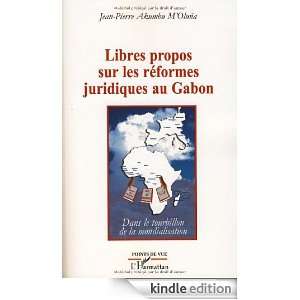 Libres propos sur les réformes juridiques au Gabon : Dans le 