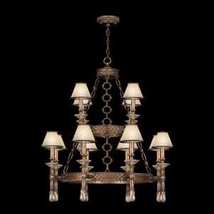 Fine Art Lamps 781040 3, La Mancha Crystal 2 Tier Chandelier Lighting 