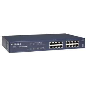  Netgear ProSafe JGS516 16 port Gigabit Ethernet Switch. 16PORT 