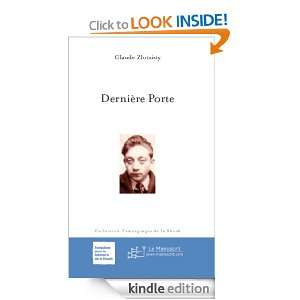 Dernière Porte (French Edition) Claude Zlotzisty  Kindle 