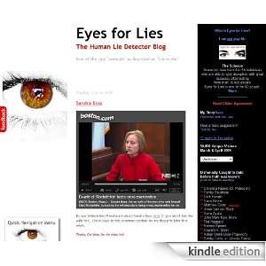   Lies The Blog of a Human Lie Detector Kindle Store Eyes for Lies