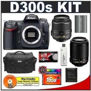  Nikon D300s Digital SLR Camera + 18 55mm + 55 200mm VR Zoom 