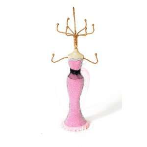  Dancing Queen Elegant Grown Jewelry Holder   Pink 