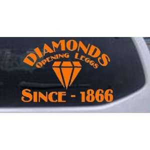 Diamonds Opening Legs Since 1866 Funny Car Window Wall Laptop Decal 