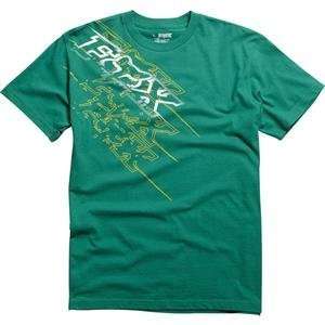  Fox Racing Fastbreak T Shirt   Small/Emerald: Automotive