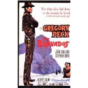  The Bravados Movie Poster (11 x 17 Inches   28cm x 44cm) (1958 