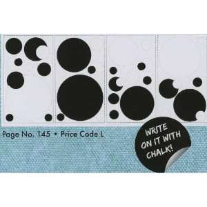  Dots Black (Write on with Chalk) Peel & Stick Appliques 